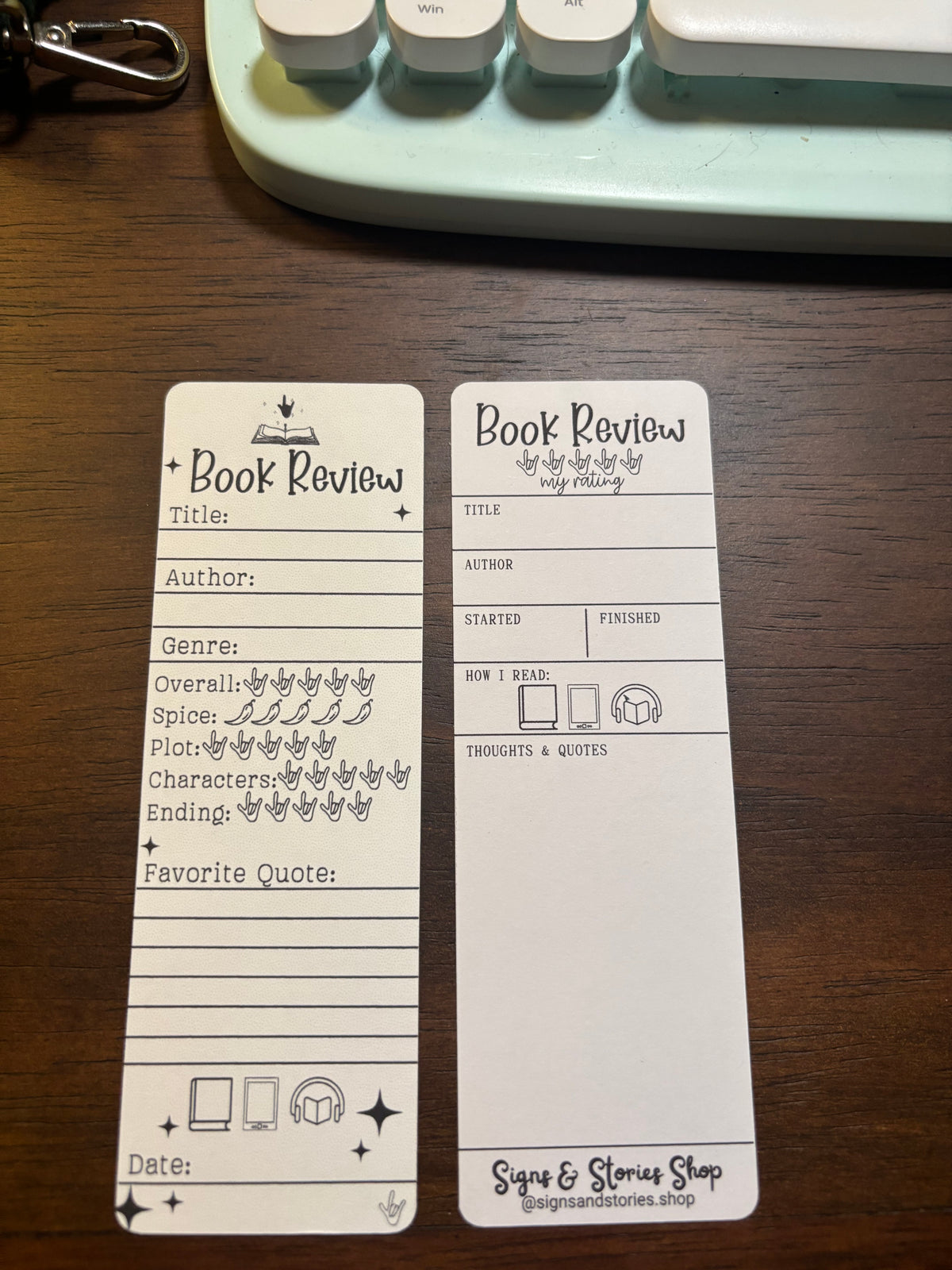 Book Review Bookmarks