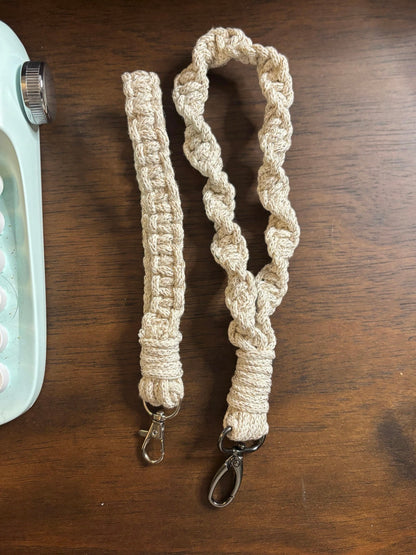 Macrame Keychain Wristlet