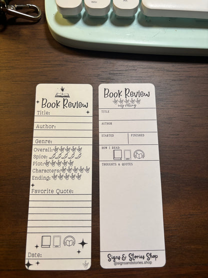 Book Review Bookmarks
