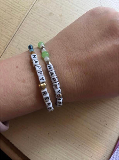 Custom Beaded Word Bracelets 💜 | Personalized Deaf Pride, ASL & Name Bracelets