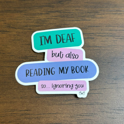 ASL & Bookish Vinyl Stickers Bundle