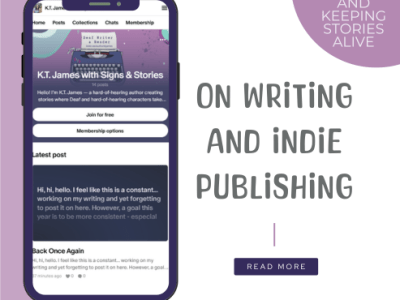 On Writing and Indie&nbsp;Publishing